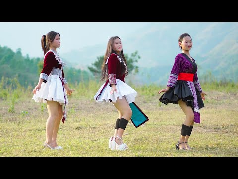 Màn Nhảy Tuyệt Hay Của 3 Cô Gái H'mông Xinh Đẹp_Yog Kuv Tau Koj Hmoob Tej Ntxhais Remix Team SK T