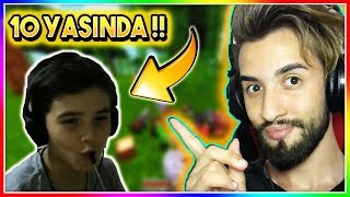 10 YAŞINDAKİ ÇOCUK İLE ÇİFT FACECAM !! - MİNECRAFT SKYWARS