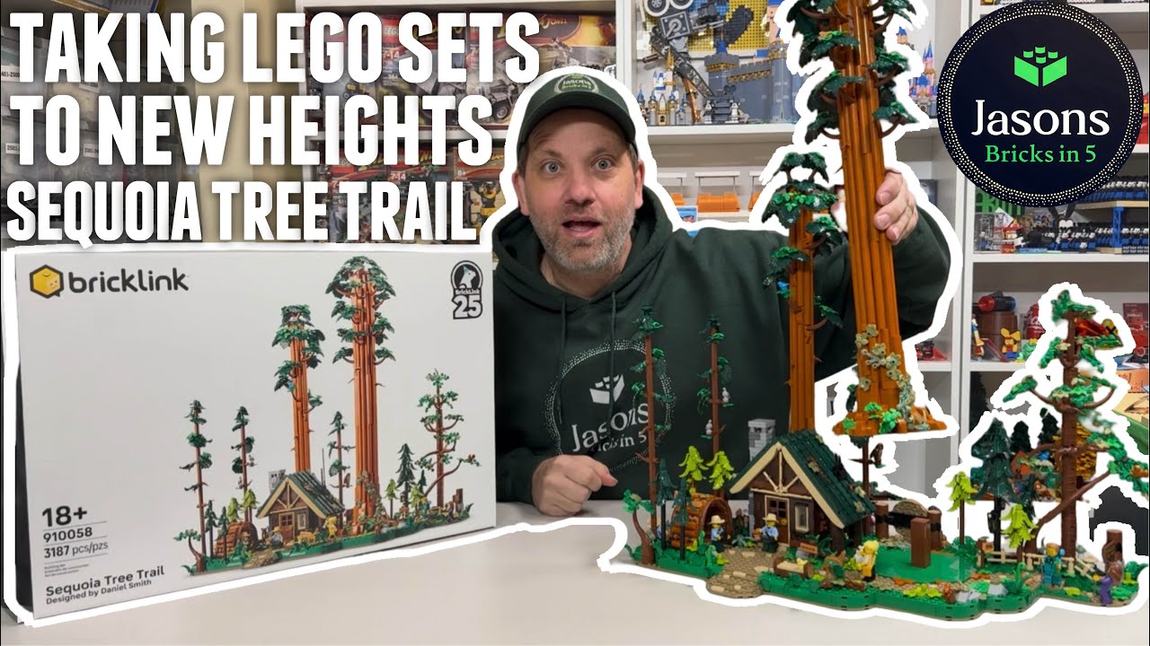 Тропа секвой | Выводим наборы Lego на новый уровень | Набор Lego 910058