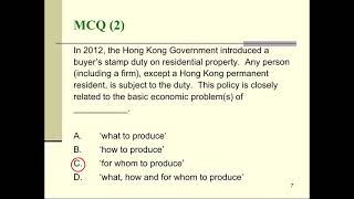 Micro Ch 2 The tree basic economic problems: video 1