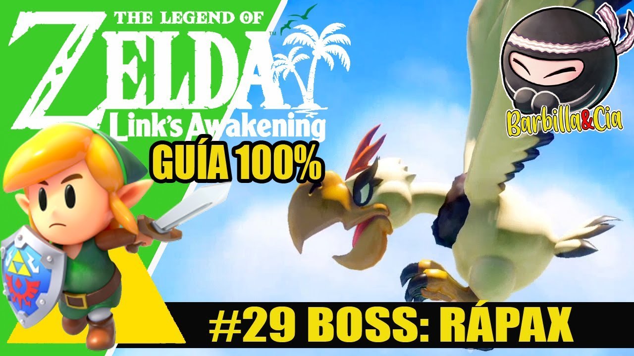 The Legend of Zelda: Link's Awakening | #29 BOSS RÁPAX Torre del Águila |  Español Guía 100% - YouTube