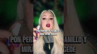 💍Pon perfume en tu anillo,mira lo que sucede #brujeria #diosamadre #dinero #anillo #perfume #ritual
