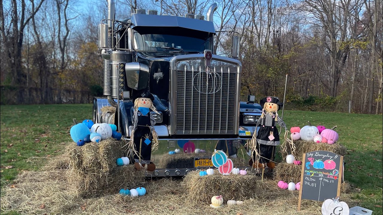 Vinny & Doreen Truckers K’Whopper Gender Reveal !! Exhaust Stack Powder