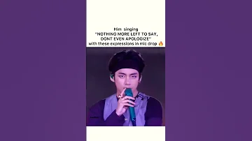 Watch BTS V S Epic Performance Of Mic Drop Captivating Vocals And Charismatic Stage Presence 
