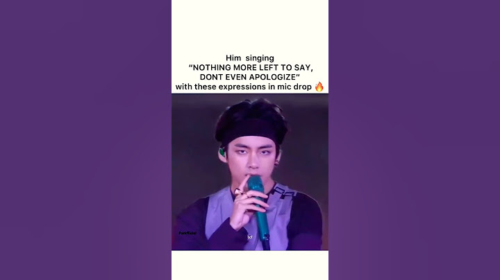 " Watch BTS V'S Epic performance of Mic drop: Captivating vocals and Charismatic stage presence!"