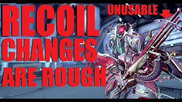 What Happened To RECOIL In Warframe After DE Recently Changed It? (All Weapons Tested)