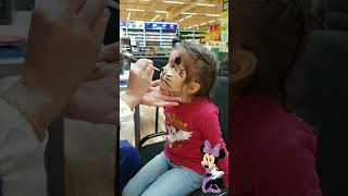 🎀 Minnie Mouse Face Painting 🎀