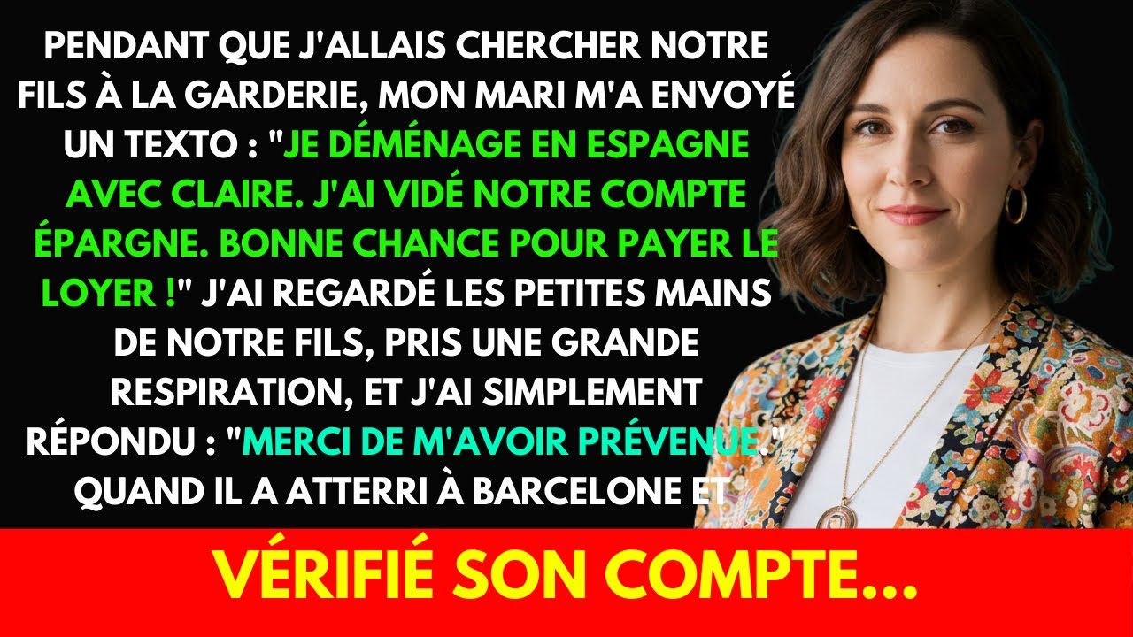 Il m'a quittée par SMS en vidant nos comptes.. Il ignorait que sa maîtresse allait tout me révéler!