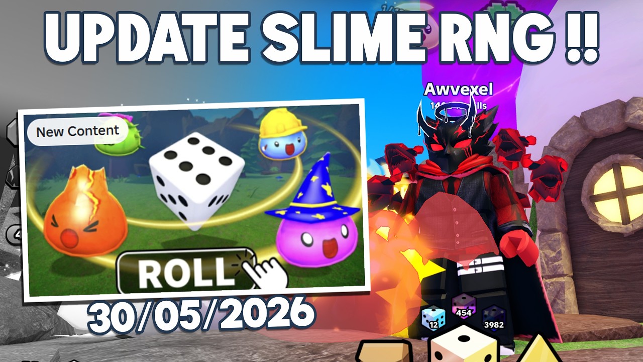 Upgrade Button Slime Rng 🍀 SLIME RNG | AKU RELA LIVE JAM 3 PAGI UNTUK IKUT UPDATE SLIME RNG WOK ...