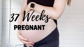 37 WEEKS PREGNANT WITH MY SECOND BABY | BUMPDATE | #shorts #pregnancy