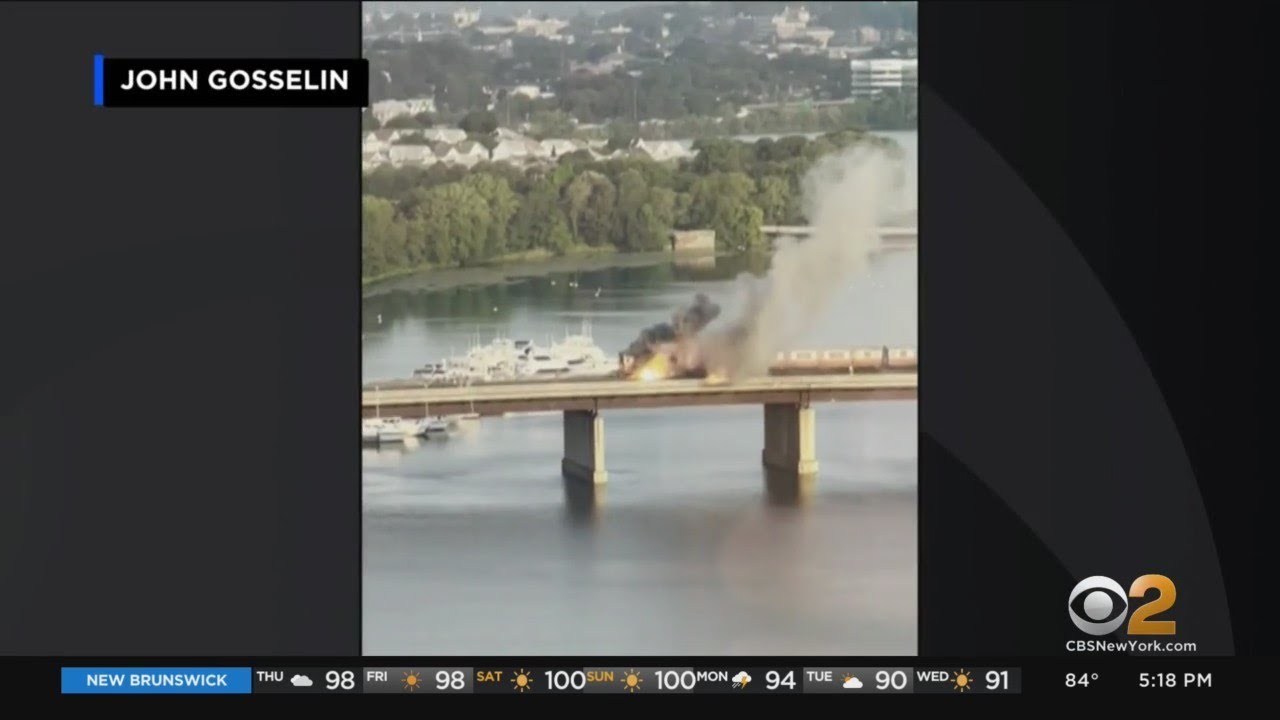 Passengers escape Boston-area train after it catches fire