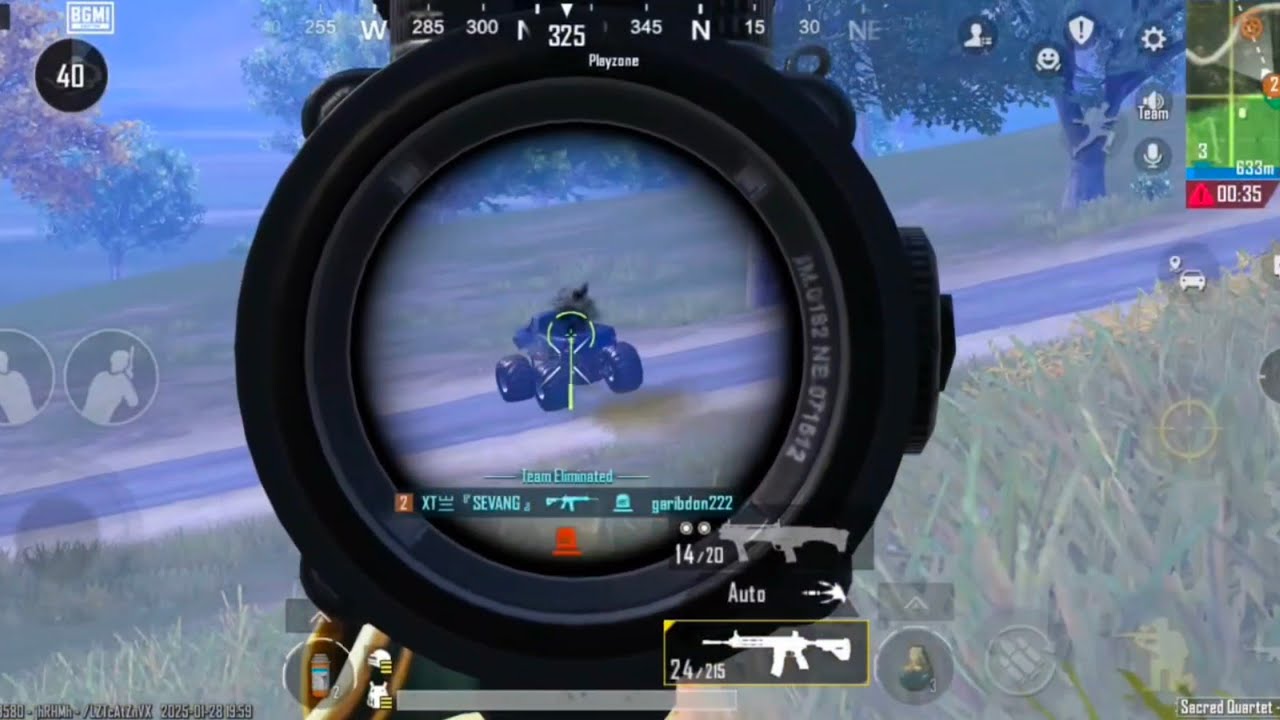 BGMI GAMEPLAY VIDEO | 3.6 UPDATE | M416 + 3x CAR SPRAY 