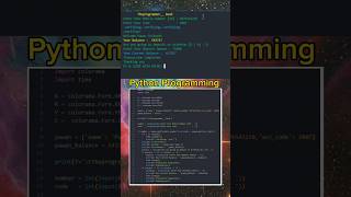Python Programming Deposit and withdraw. @Pawansrikanth_2005 #pawansrikanth #pythonprogramming