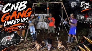 CNB GANG Linked Up! Tough Thermal Hog Hunt + Late Night Coyote Hunt | YOU GOTTA HUNT!!