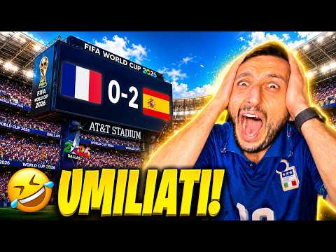 Video FRANCIA-SPAGNA 0-2 STO GODENDO FORTISSIMO!