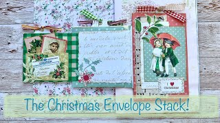 A Christmas Envelope Stack!