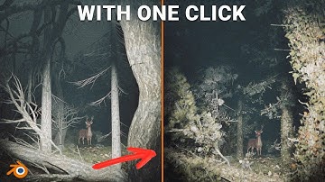 from LOW-POLY to super DETAILED trees in Blender
