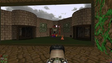 Doom 2 Plutonia Revisited - prcp.zip - MAP03 Escape from Ghostown - UVMAX 100% Secrets - 1080p 60fps