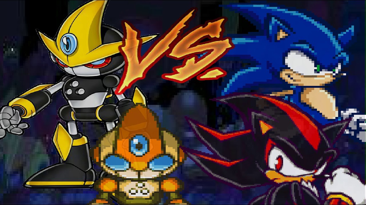 Shadow y Sonic  VS Gmerl y Emerl VS Shadowpry
