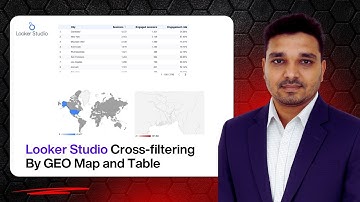 Looker Studio Cross-Filtering by GEO Map & Table | Interactive Dashboard Tutorial