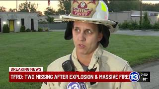 Two people unaccounted for after explosions rock South Ave. industrial facility