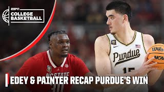 Final Four Reaction: Edey & Painter discuss Purdue’s win vs. NC State | ESPN College Basketball