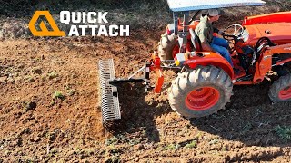 Quick Rake – Tractor Landscape Rake Attachment | Quick Attach Tractor Implements
