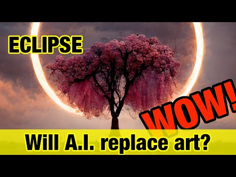 Asking an AI to draw: ECLIPSE