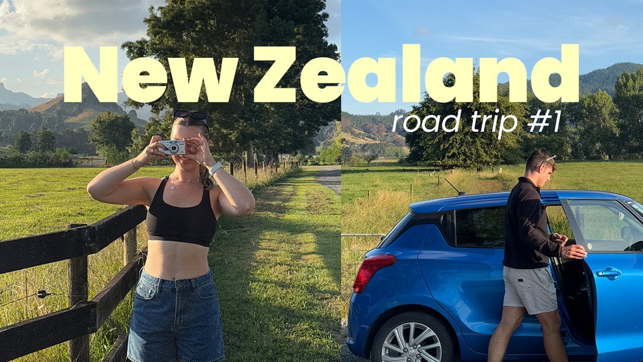 New Zealand travel vlog ⛰️ | the start of our 3 week road trip ...
