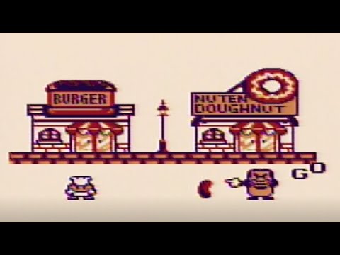 Burgertime Deluxe Nintendo Game Boy Longplay Complete Game Gameplay Only