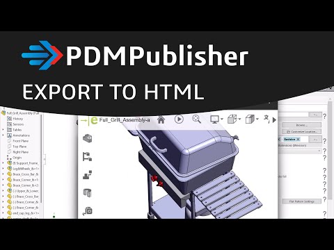 Export SOLIDWORKS Parts and Assemblies as HTML