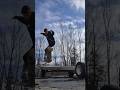 #w spring sk8 sesh💪😝 #spring #Alaska #shorts