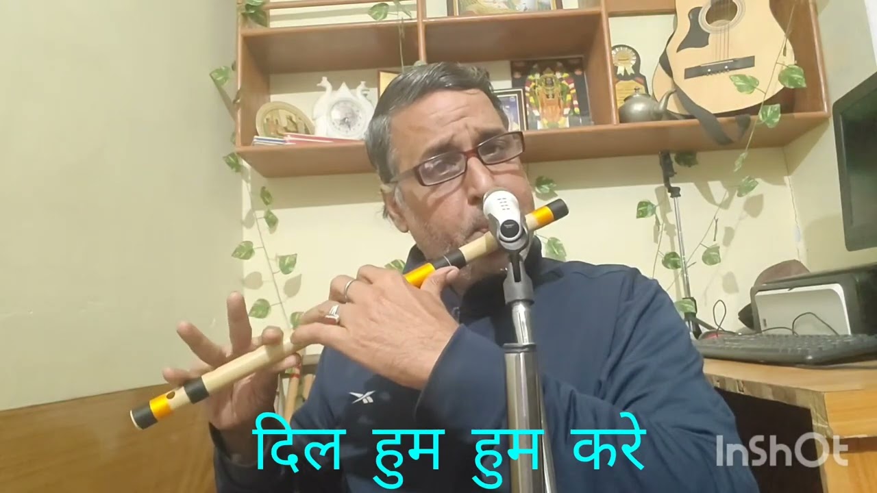 Dil Hum Hum Kare #bansuri #flute #instrumental #lalitpareekflute #hindisong #music #oldsong 