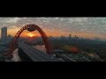 Восход солнца в Москве / Живописный мост / Таймлапс с квадрокоптера