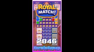 Royal Match Level 2846 - No Boosters Gameplay