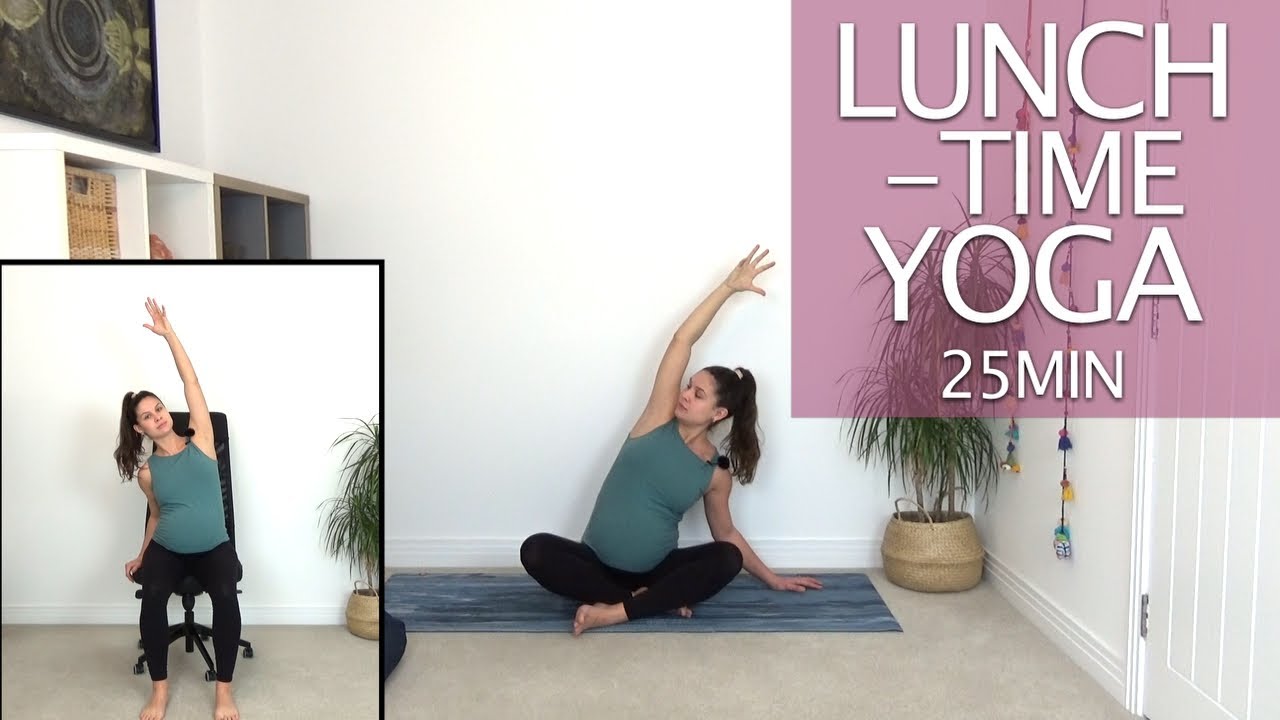 25 Min Prenatal Yoga Workout  Gentle Full Body Class For A Healthy  Pregnancy 