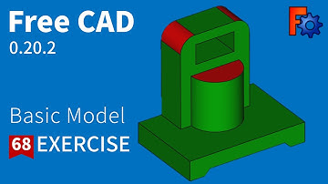 FreeCAD Tutorial for beginners,basic model exercise-68