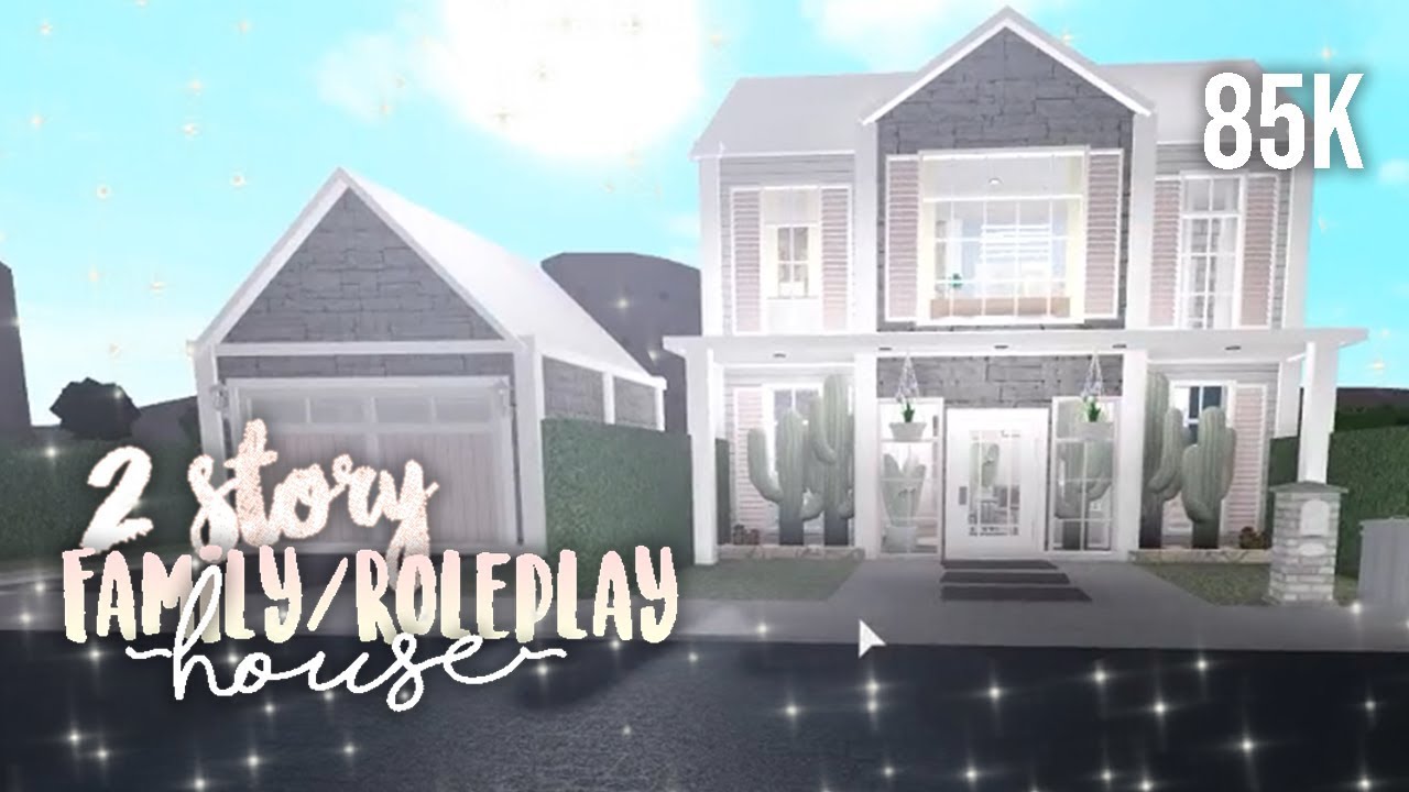 2 Story Family Roleplay House 85k Youtube - 2 player house roleplay roblox