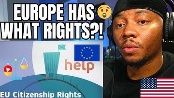 American Reacts to Your Rights as a European