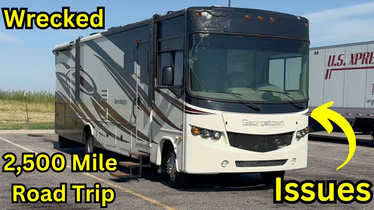 IVAN DRIVES ACROSS THE COUNTRY IN A WRECKED GEORGETOWN RV