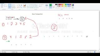 Row Transposition