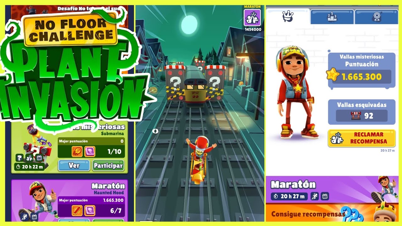 Mystery Hurdles: New City Challenge Subway Surfers Haunted Hood