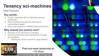 Lightning talks - Day 1 - JASMIN Virtual Event