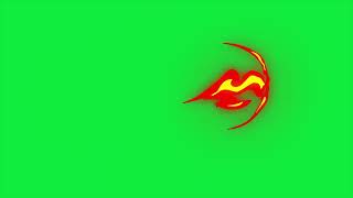 2D Fire Ball FX Green Screen #capcut #greenscreen #beautyguru