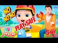Super Jojo Learns Play Safe 🚴‍♂️ |No No Safety Song for Kids •√Super Jojo Kids Educational Video •|