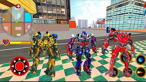 Optimus Prime Transformer Wars: Grand Robot Transformers Game 2021 - Android Gameplay