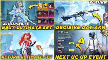 🔴 NEXT ULTIMATE SET | DECISIVE DAY AKM RETURN CONFIRM | RETURN ULTIMATE SET BGMI | NEXT UC UP EVENT