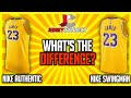 What's the difference between a Nike Authentic VS Nike Swingman NBA Jersey? | Lebron James Jersey |
