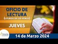 Oficio de Lectura de hoy Jueves 14 Marzo 2024 l Padre Carlos Yepes l Católica l Dios