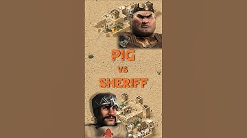 Pig vs Sheriff | Stronghold Crusader: DE #strongholdcrusader #fireflystudios #gameplay #rts
